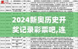 2024新奥历史开奖记录彩票吧,连贯评估执行_旗舰款7.270