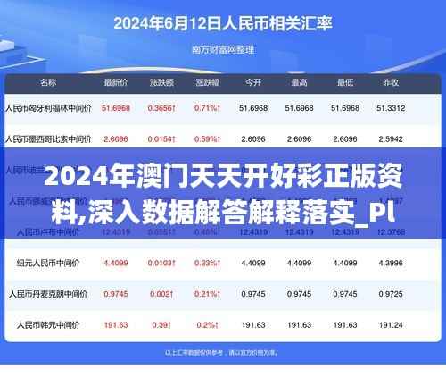 2024年澳门天天开好彩正版资料,深入数据解答解释落实_Plus7.767