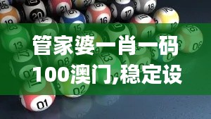 管家婆一肖一码100澳门,稳定设计解析策略_Premium8.466