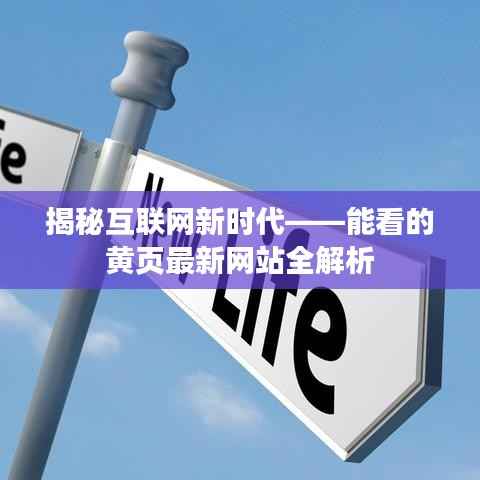 揭秘互联网新时代——能看的黄页最新网站全解析