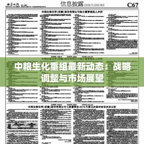 中粮生化重组最新动态:战略调整与市场展望