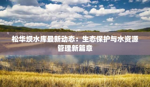 松华坝水库最新动态:生态保护与水资源管理新篇章