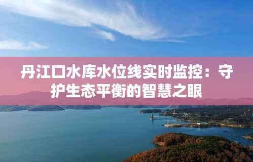 丹江口水库水位线实时监控:守护生态平衡的智慧之眼