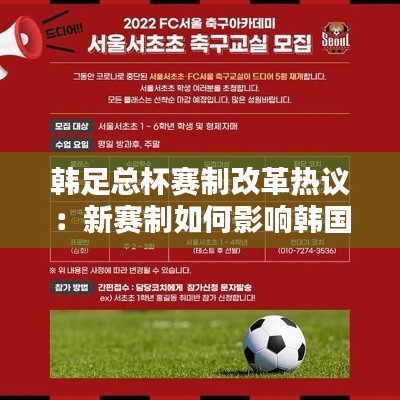 韩足总杯赛制改革热议:新赛制如何影响韩国足球生态?
