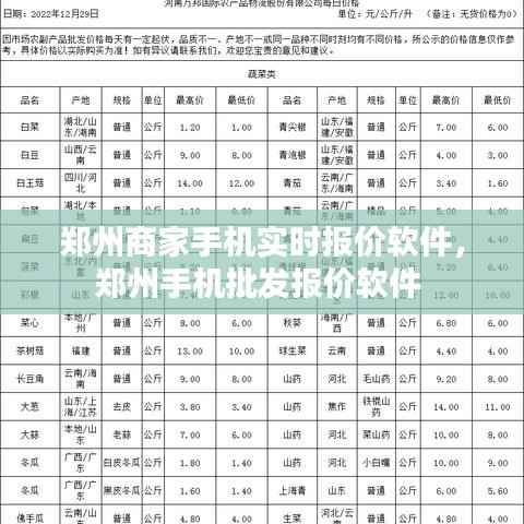 郑州商家手机实时报价软件,郑州手机批发报价软件
