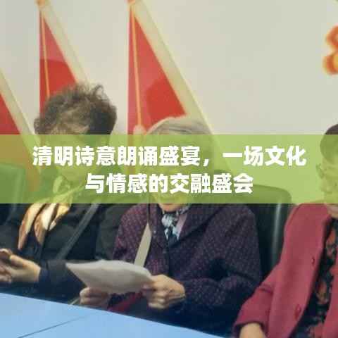 清明诗意朗诵盛宴，一场文化与情感的交融盛会