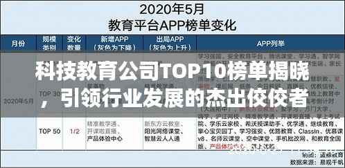 科技教育公司TOP10榜单揭晓,引领行业发展的杰出佼佼者