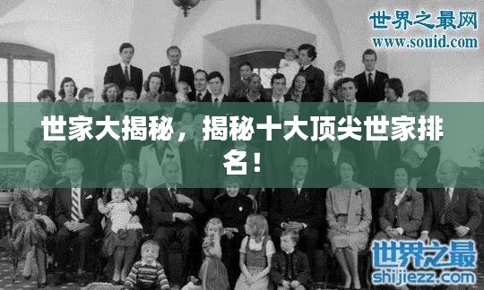世家大揭秘,揭秘十大顶尖世家排名!
